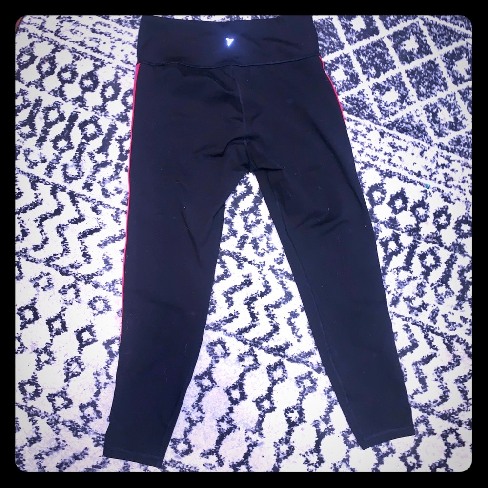 Striped design Black leggings